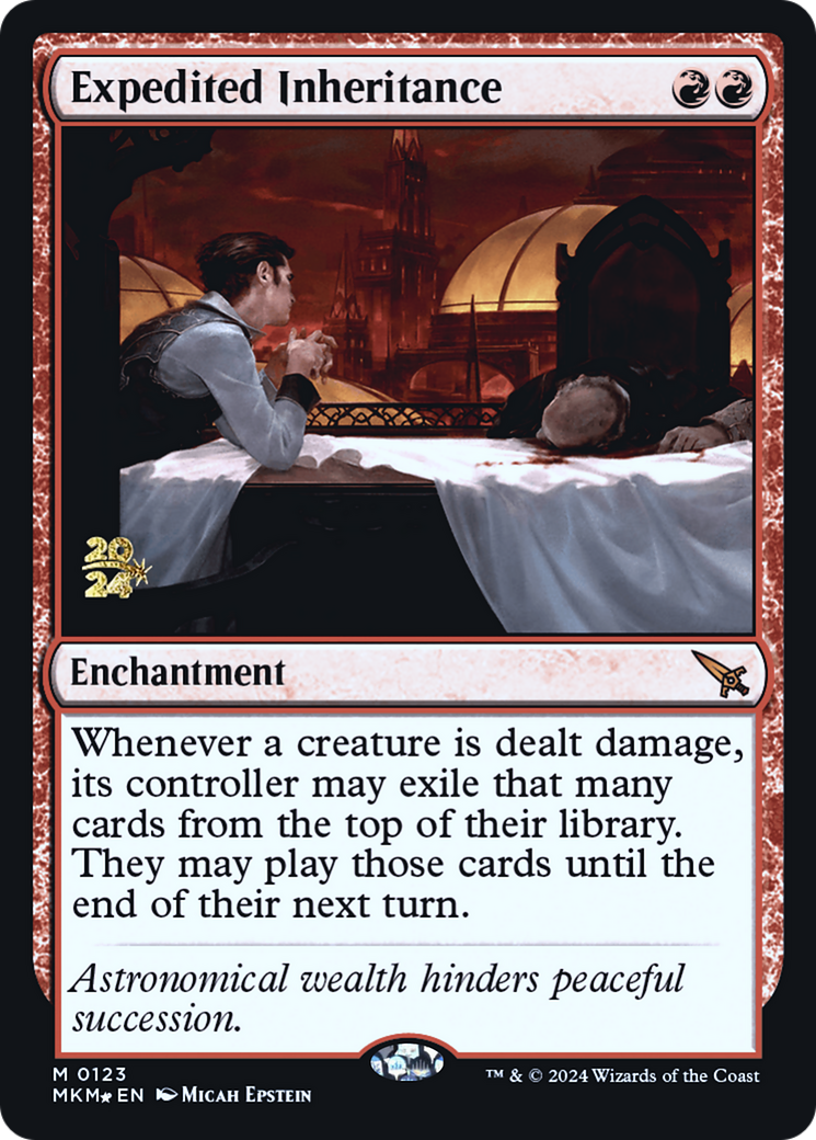 Expedited Inheritance [Murders at Karlov Manor Prerelease Promos] - The Mythic Store | 24h Order Processing