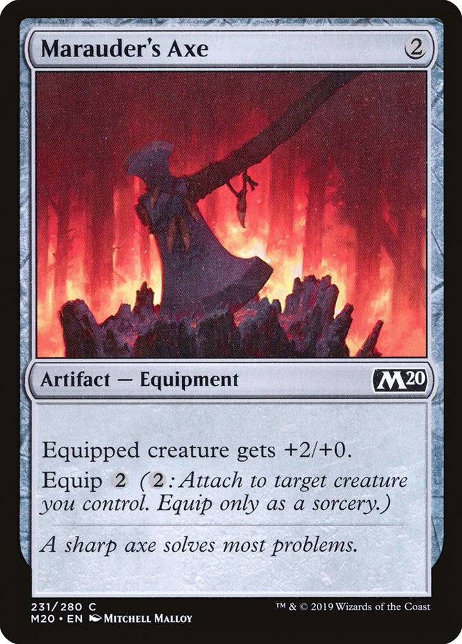 Marauder's Axe [Core Set 2020] - The Mythic Store | 24h Order Processing