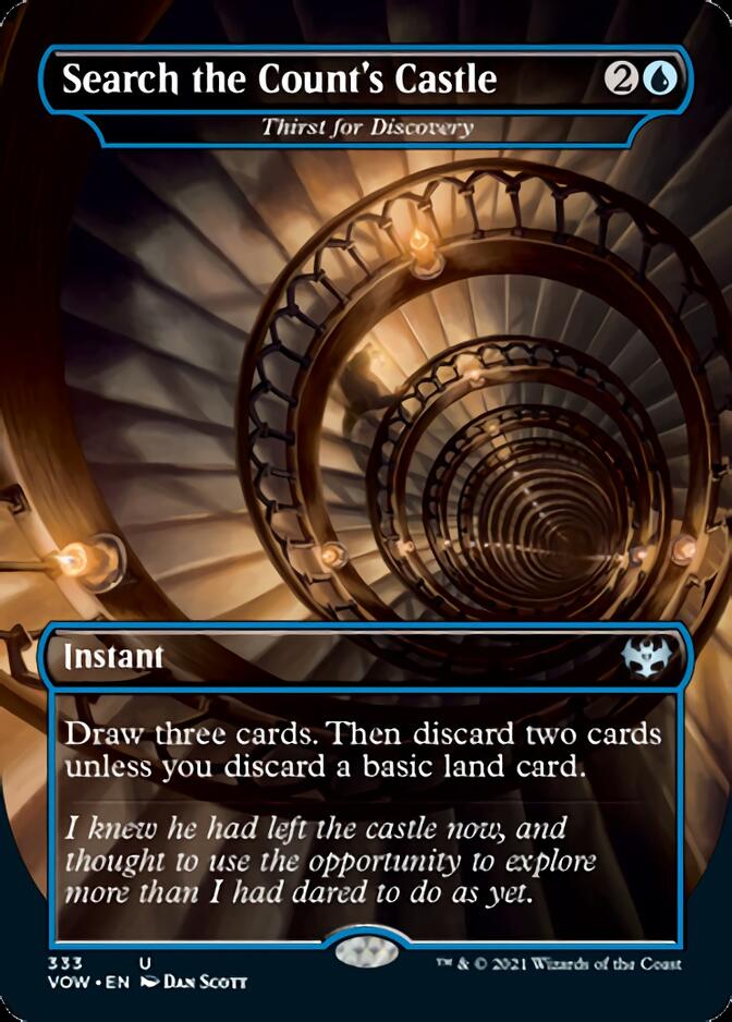 Thirst for Discovery - Search the Count's Castle [Innistrad: Crimson Vow] - The Mythic Store | 24h Order Processing