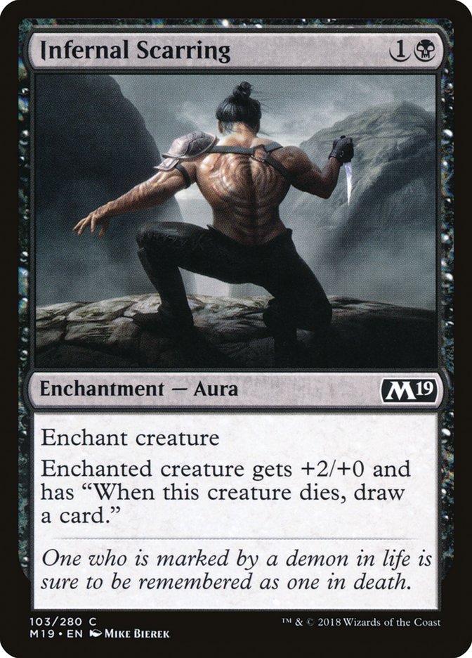 Infernal Scarring [Core Set 2019] - The Mythic Store | 24h Order Processing