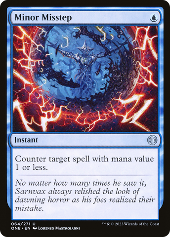 Minor Misstep [Phyrexia: All Will Be One] - The Mythic Store | 24h Order Processing