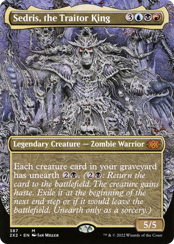 Sedris, the Traitor King (Borderless Alternate Art) [Double Masters 2022] - The Mythic Store | 24h Order Processing