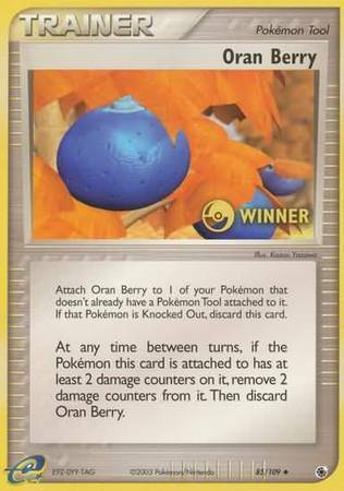 Oran Berry (85/109) (Winner) [EX: Ruby & Sapphire] - The Mythic Store | 24h Order Processing