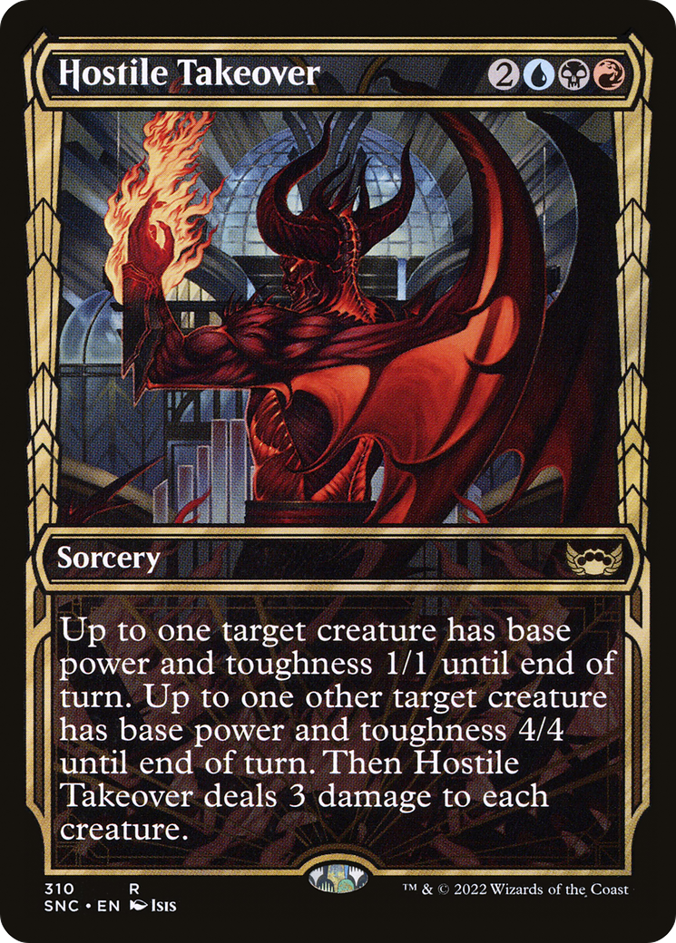 Hostile Takeover (Showcase Golden Age) [Streets of New Capenna] - The Mythic Store | 24h Order Processing
