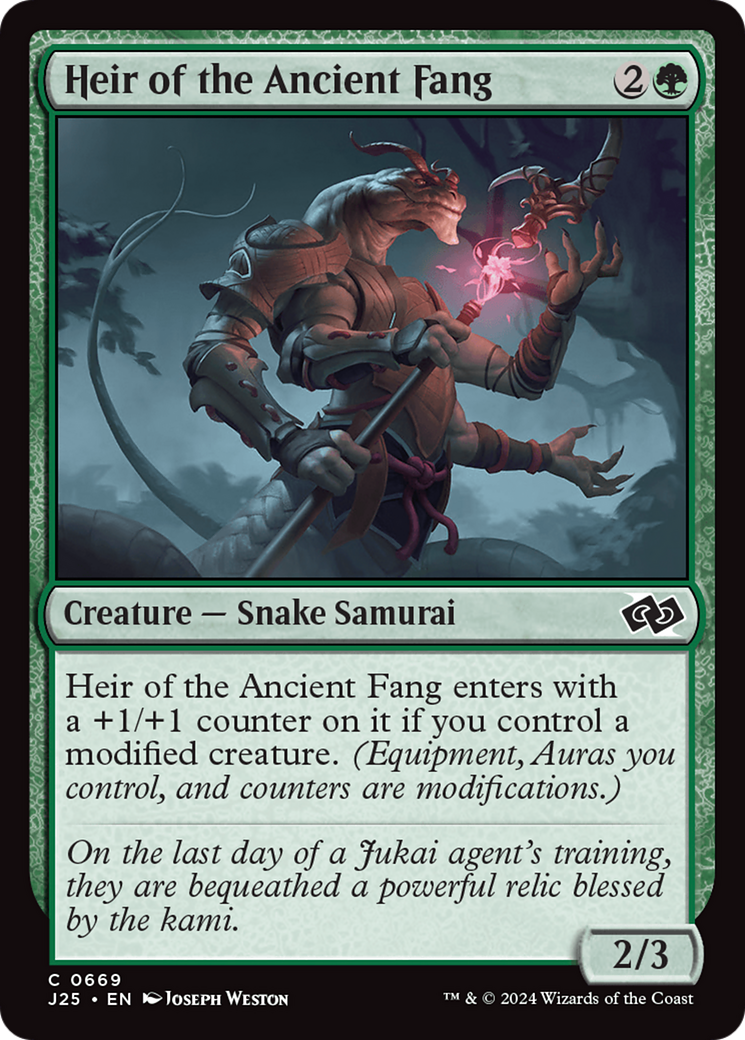 Heir of the Ancient Fang [Foundations Jumpstart] - The Mythic Store | 24h Order Processing