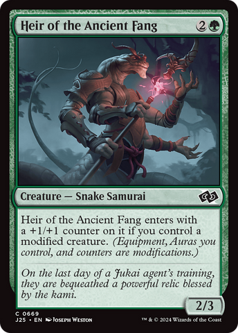 Heir of the Ancient Fang [Foundations Jumpstart] - The Mythic Store | 24h Order Processing