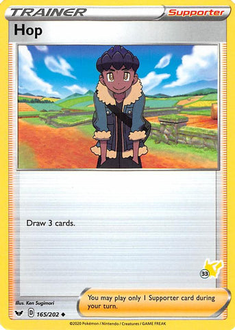 Hop (165/202) (Pikachu Stamp #33) [Battle Academy 2022] - The Mythic Store | 24h Order Processing
