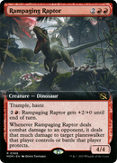 Rampaging Raptor (Extended Art) [March of the Machine] - The Mythic Store | 24h Order Processing