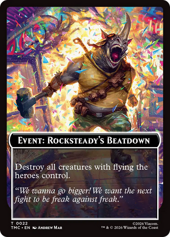 Event: Rocksteady's Beatdown [Teenage Mutant Ninja Turtles Commander Tokens] - The Mythic Store | 24h Order Processing