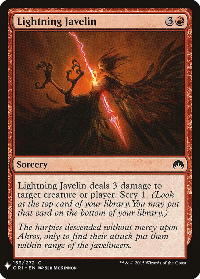 Lightning Javelin [Mystery Booster] - The Mythic Store | 24h Order Processing