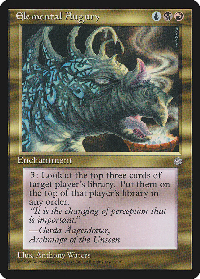 Elemental Augury [Ice Age] - The Mythic Store | 24h Order Processing