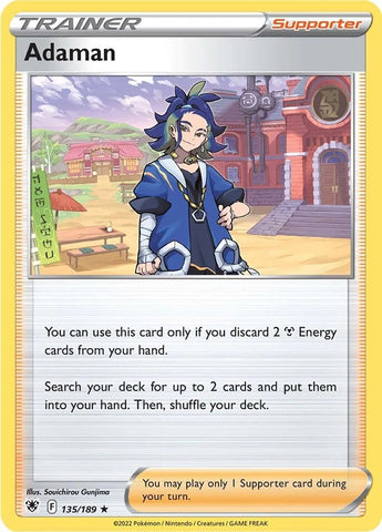 Adaman (135/189) (Theme Deck Exclusive) [Sword & Shield: Astral Radiance] - The Mythic Store | 24h Order Processing