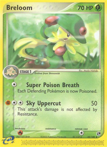 Breloom (33/100) [EX: Sandstorm] - The Mythic Store | 24h Order Processing