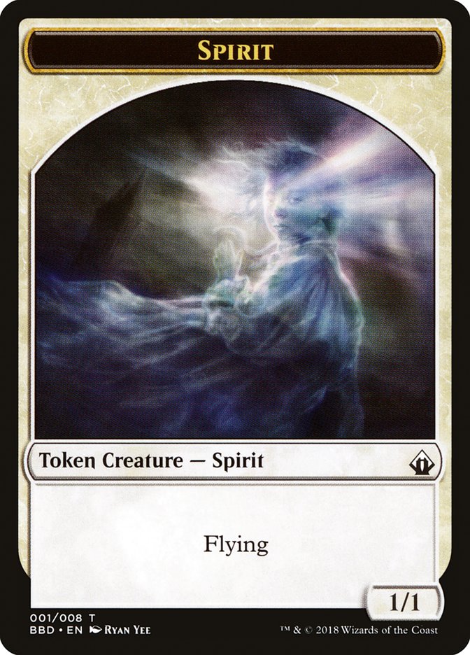 Spirit Token [Battlebond Tokens] - The Mythic Store | 24h Order Processing