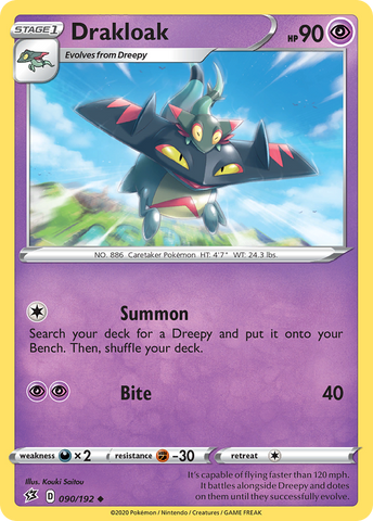 Drakloak (090/192) [Sword & Shield: Rebel Clash] - The Mythic Store | 24h Order Processing
