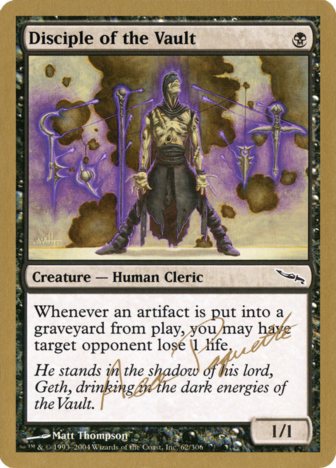 Disciple of the Vault (Aeo Paquette) [World Championship Decks 2004] - The Mythic Store | 24h Order Processing