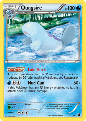 Quagsire (22/116) [Black & White: Plasma Freeze] - The Mythic Store | 24h Order Processing