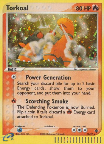 Torkoal (12/97) [EX: Dragon] - The Mythic Store | 24h Order Processing