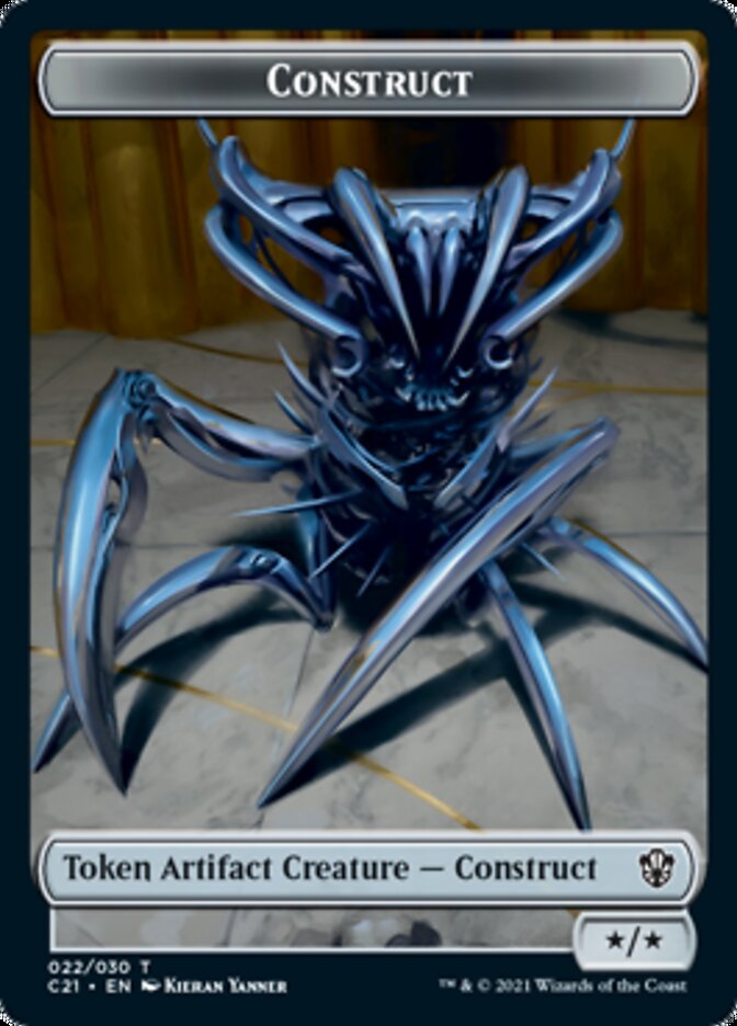 Construct (022) // Treasure Double-Sided Token [Commander 2021 Tokens] - The Mythic Store | 24h Order Processing