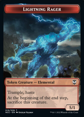 Lightning Rager // Rogue Double-Sided Token [Streets of New Capenna Commander Tokens] - The Mythic Store | 24h Order Processing