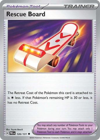 Rescue Board (126/131) [Scarlet & Violet: Prismatic Evolutions] - The Mythic Store | 24h Order Processing