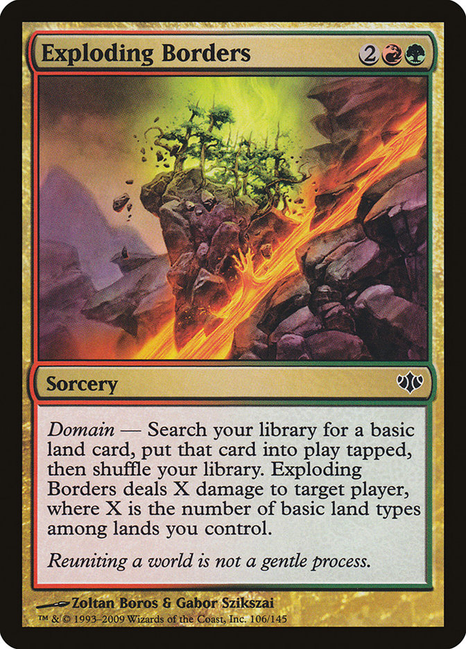 Exploding Borders [Conflux] - The Mythic Store | 24h Order Processing
