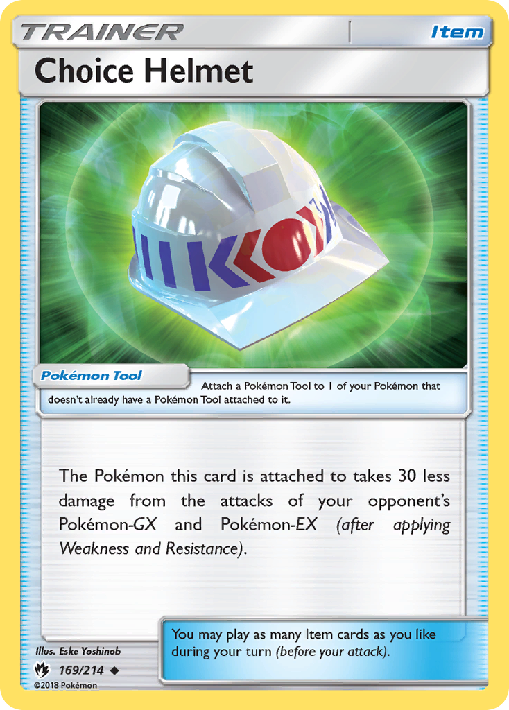 Choice Helmet (169/214) [Sun & Moon: Lost Thunder] - The Mythic Store | 24h Order Processing
