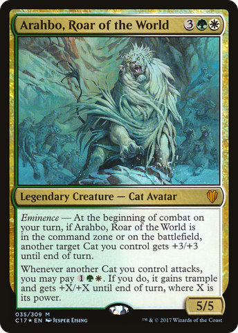 Arahbo, Roar of the World [Commander 2017] - The Mythic Store | 24h Order Processing