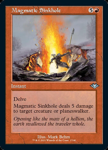 Magmatic Sinkhole (Retro) [Modern Horizons] - The Mythic Store | 24h Order Processing