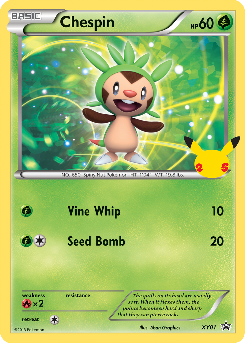 Chespin (XY01) (Jumbo Card) [First Partner Pack] - The Mythic Store | 24h Order Processing