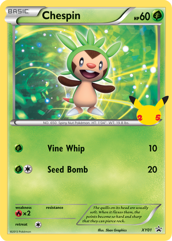 Chespin (XY01) (Jumbo Card) [First Partner Pack] - The Mythic Store | 24h Order Processing
