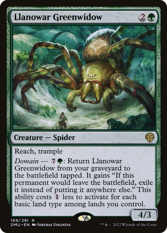 Llanowar Greenwidow [Dominaria United] - The Mythic Store | 24h Order Processing