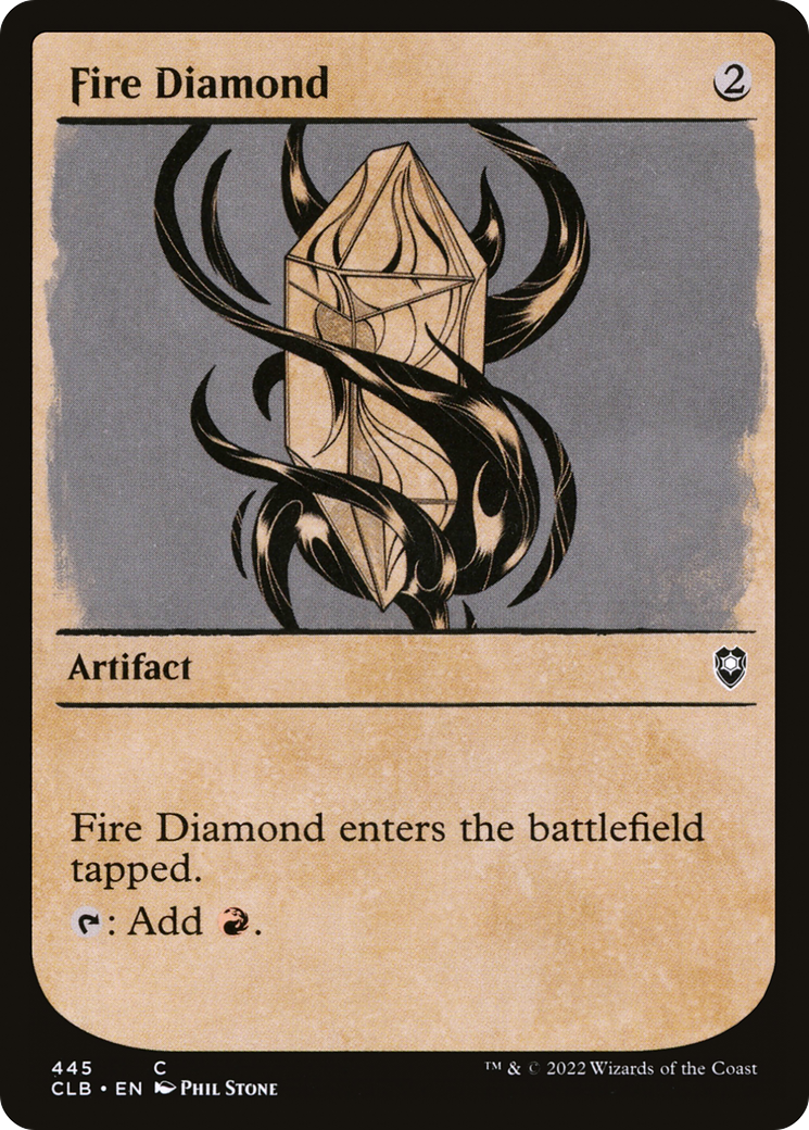 Fire Diamond (Showcase) [Commander Legends: Battle for Baldur's Gate] - The Mythic Store | 24h Order Processing