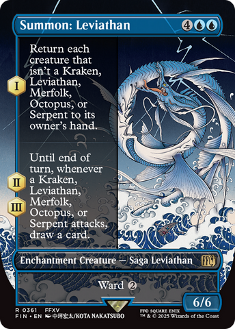 Summon: Leviathan (Borderless) [FINAL FANTASY] - The Mythic Store | 24h Order Processing