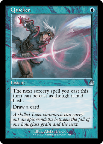 Quicken (Retro Frame) [Ravnica Remastered] - The Mythic Store | 24h Order Processing