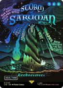 Storm of Saruman (Borderless Poster) (Serialized) [The Lord of the Rings: Tales of Middle-Earth] - The Mythic Store | 24h Order Processing