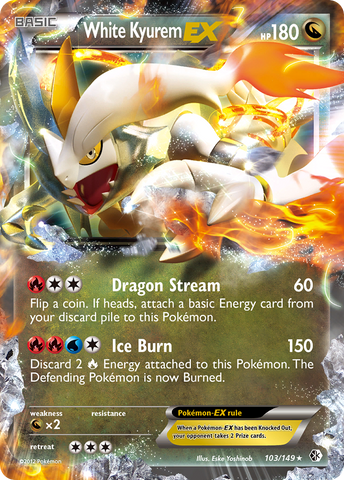 White Kyurem EX (103/149) [Black & White: Boundaries Crossed] - The Mythic Store | 24h Order Processing