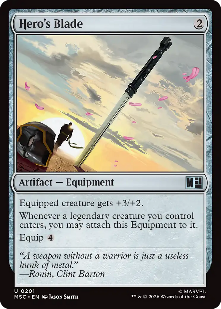 Hero's Blade [Marvel Super Heroes Commander] - The Mythic Store | 24h Order Processing