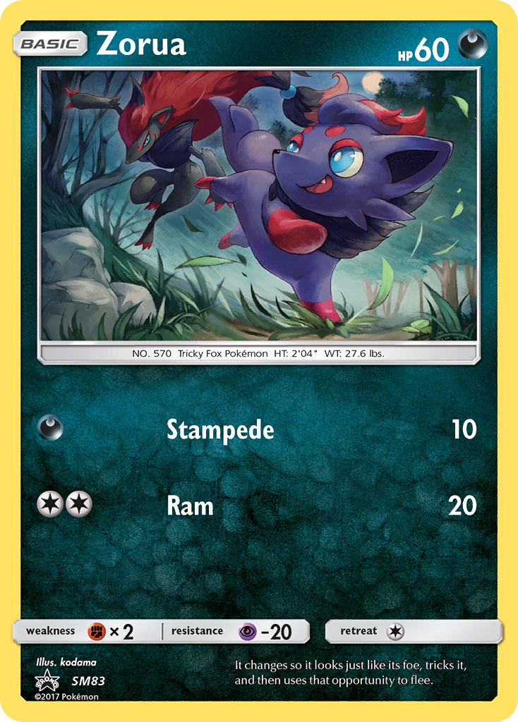 Zorua (SM83) [Sun & Moon: Black Star Promos] - The Mythic Store | 24h Order Processing