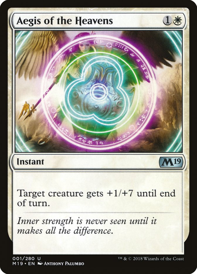 Aegis of the Heavens [Core Set 2019] - The Mythic Store | 24h Order Processing