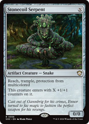 Stonecoil Serpent [Secrets of Strixhaven Commander] - The Mythic Store | 24h Order Processing