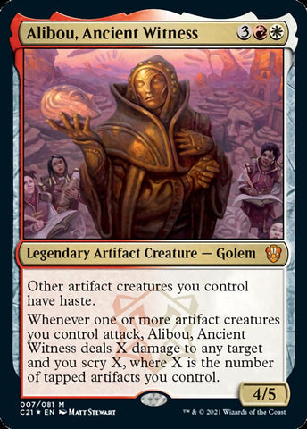 Alibou, Ancient Witness [Commander 2021] - The Mythic Store | 24h Order Processing