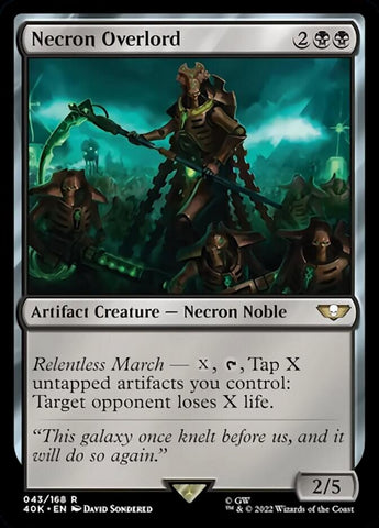 Necron Overlord [Warhammer 40,000] - The Mythic Store | 24h Order Processing