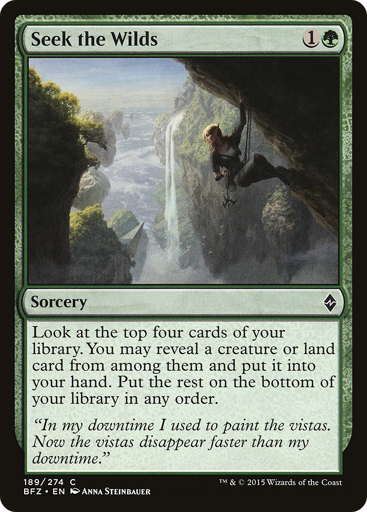 Seek the Wilds [Battle for Zendikar] - The Mythic Store | 24h Order Processing