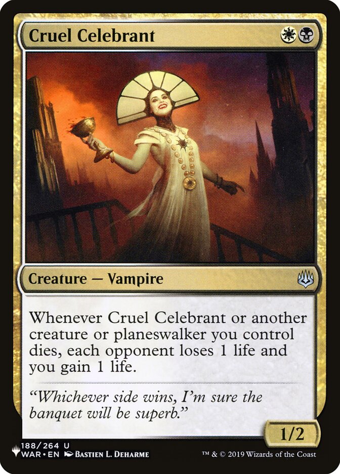 Cruel Celebrant [The List] - The Mythic Store | 24h Order Processing