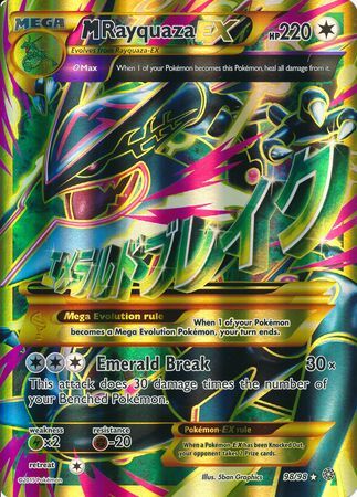 M Rayquaza EX (98/98) (Jumbo Card) [XY: Ancient Origins] - The Mythic Store | 24h Order Processing