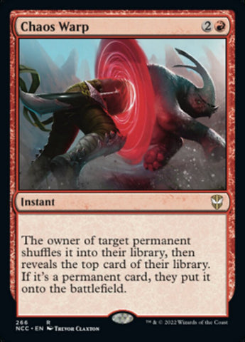 Chaos Warp [Streets of New Capenna Commander] - The Mythic Store | 24h Order Processing