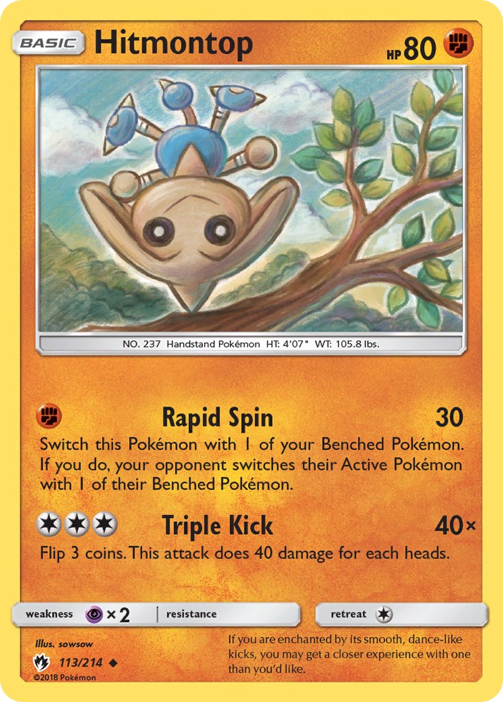Hitmontop (113/214) [Sun & Moon: Lost Thunder] - The Mythic Store | 24h Order Processing