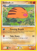 Swinub (77/100) [Diamond & Pearl: Stormfront] - The Mythic Store | 24h Order Processing