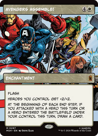 Avengers Assemble! (Borderless) (0297) [Marvel Super Heroes] - The Mythic Store | 24h Order Processing